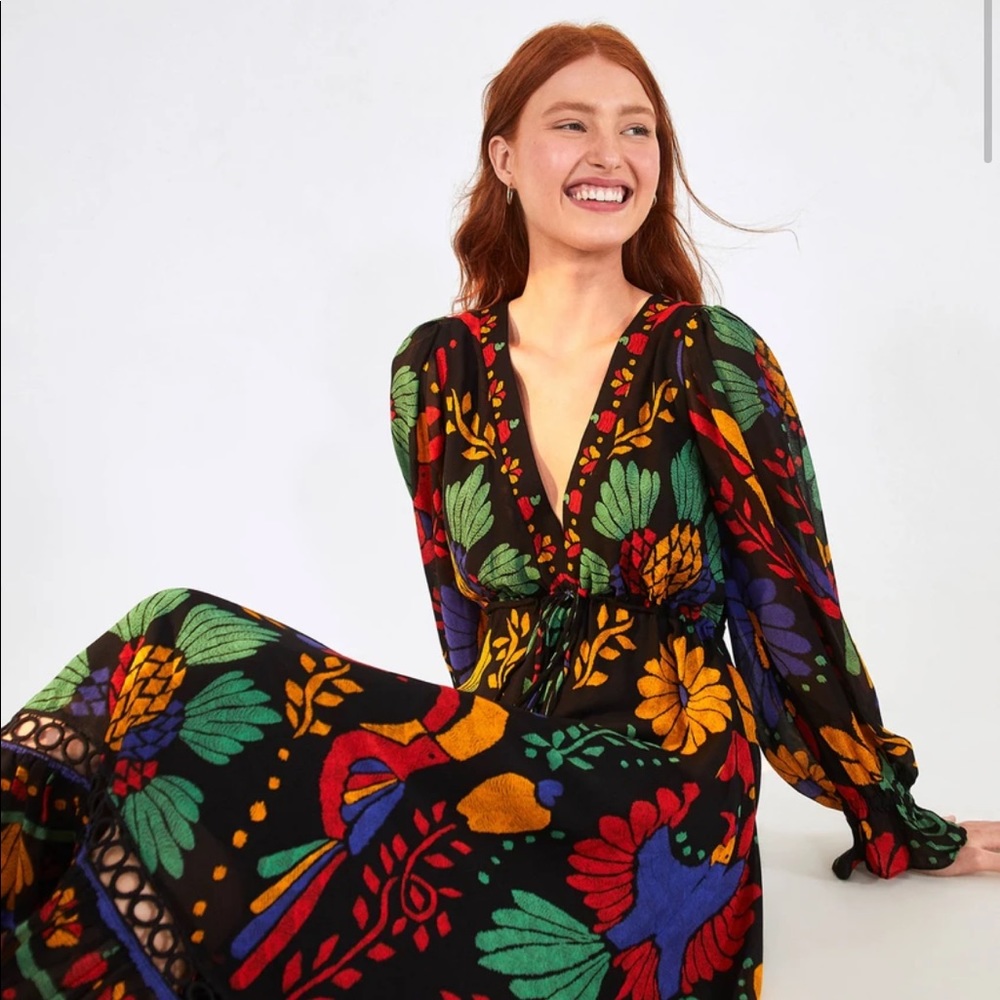 Georgette Colorful Maxi Dress by Farm Rio